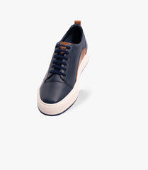BASKET BOLT en Cuir, Bleu -CL6069