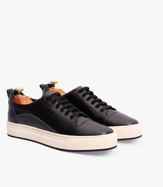 BASKET BOLT en Cuir, Noir -CL6069