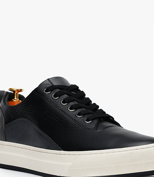 BASKET BOLT en Cuir, Noir - CL6069 - Celeno - Afrique