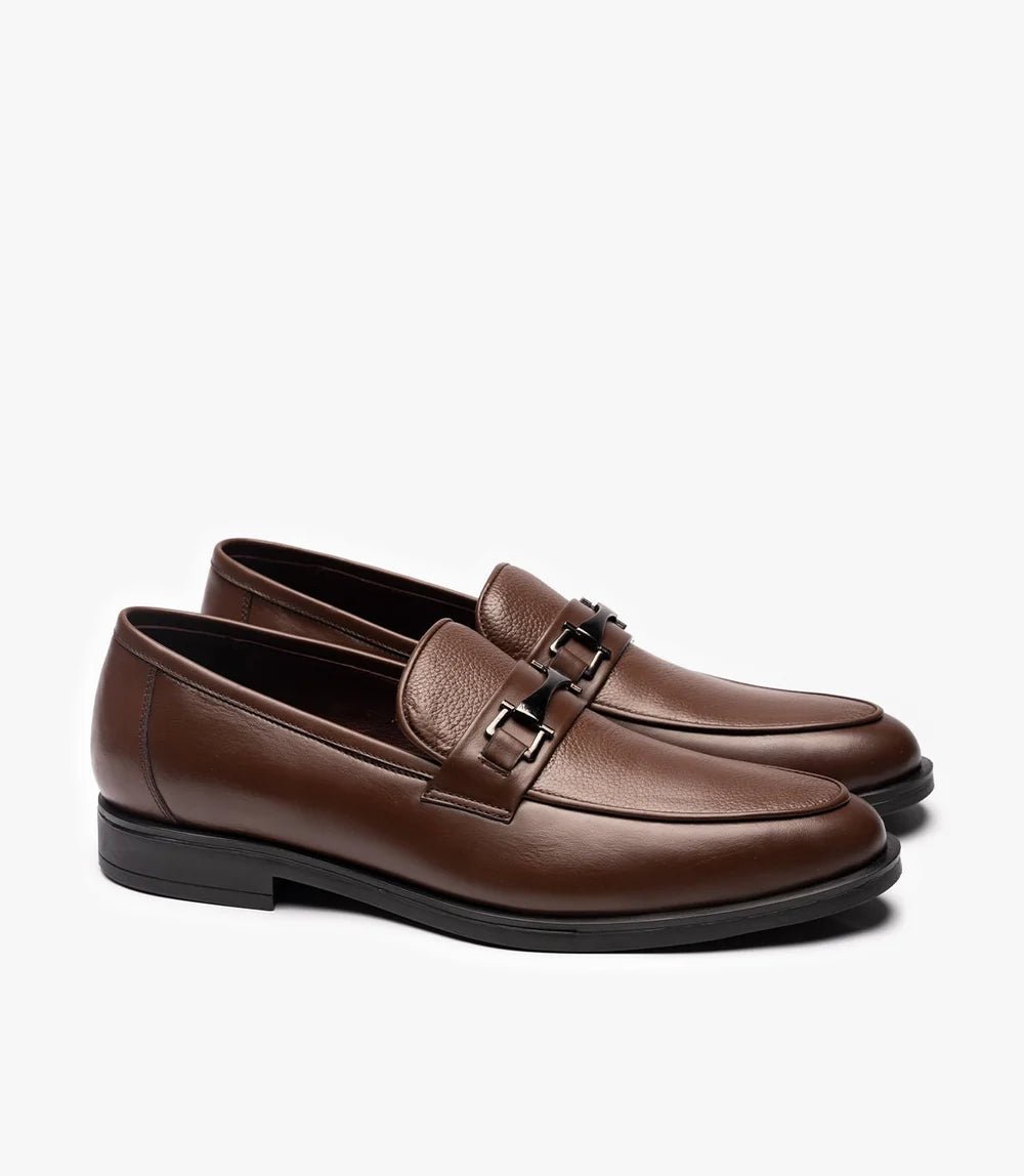 Mocassins Belgrano en Cuir Marron – CL57 - Celeno - Afrique