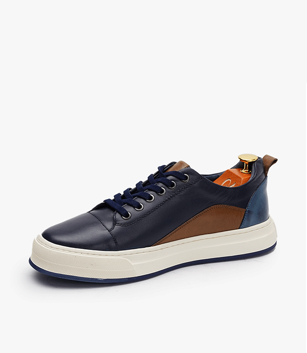 BASKET BOLT en Cuir, Bleu - CL6069 - Celeno - Afrique