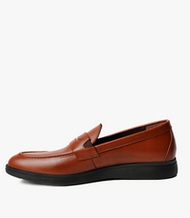 MOCASSIN LEO EN CUIR, TABAC – CL450 - Celeno - Afrique