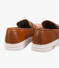 MOCASSIN ADDLER en Cuir, Tabac – CL6044 - Celeno - IVOIRE