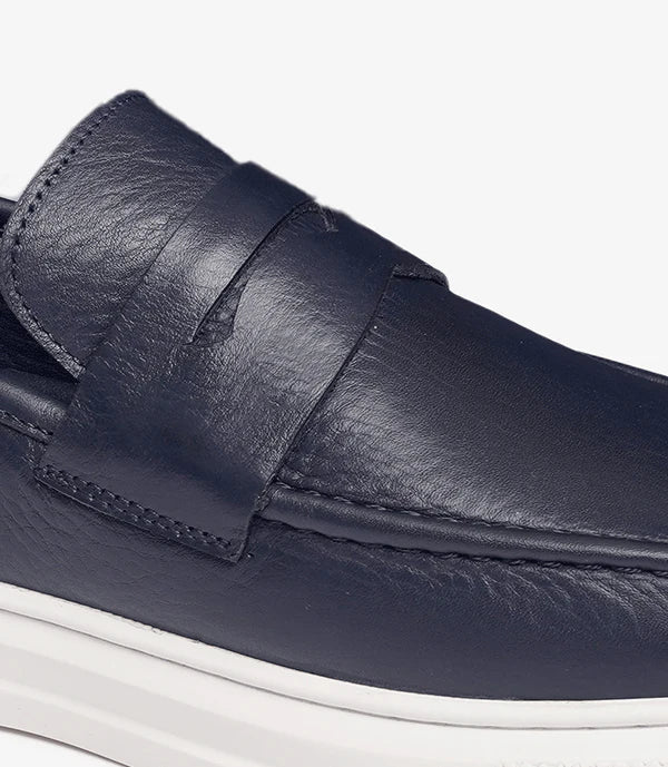 MOCASSIN ADDLER en Cuir, Bleu Nuit– CL6044 - Celeno - Afrique