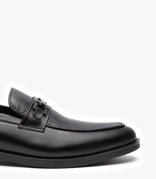 Mocassins Belgrano en Cuir Noir– CL57 - Celeno - Afrique
