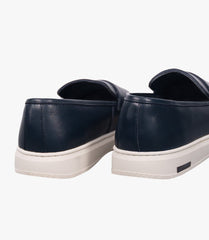 MOCASSIN ADDLER en Cuir, Bleu Nuit– CL6044 - Celeno - IVOIRE