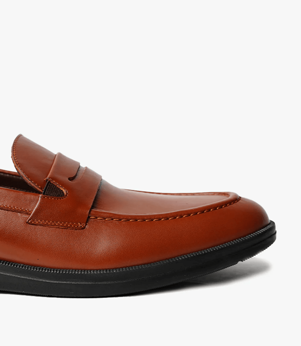 MOCASSIN LEO EN CUIR, TABAC – CL450 - Celeno - Afrique