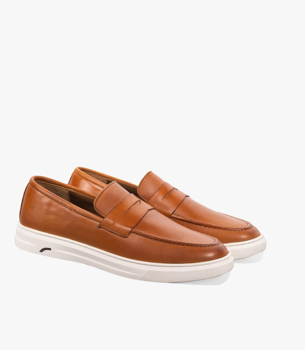 MOCASSIN ADDLER en Cuir, Tabac – CL6044 - Celeno - IVOIRE
