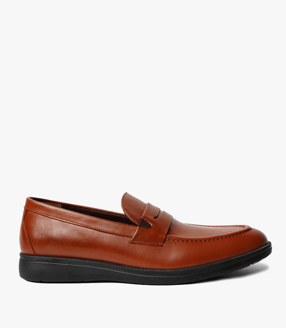 MOCASSIN LEO EN CUIR, TABAC – CL450 - Celeno - Afrique