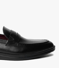 MOCASSIN LEO EN CUIR, NOIR – CL450 - Celeno - Afrique