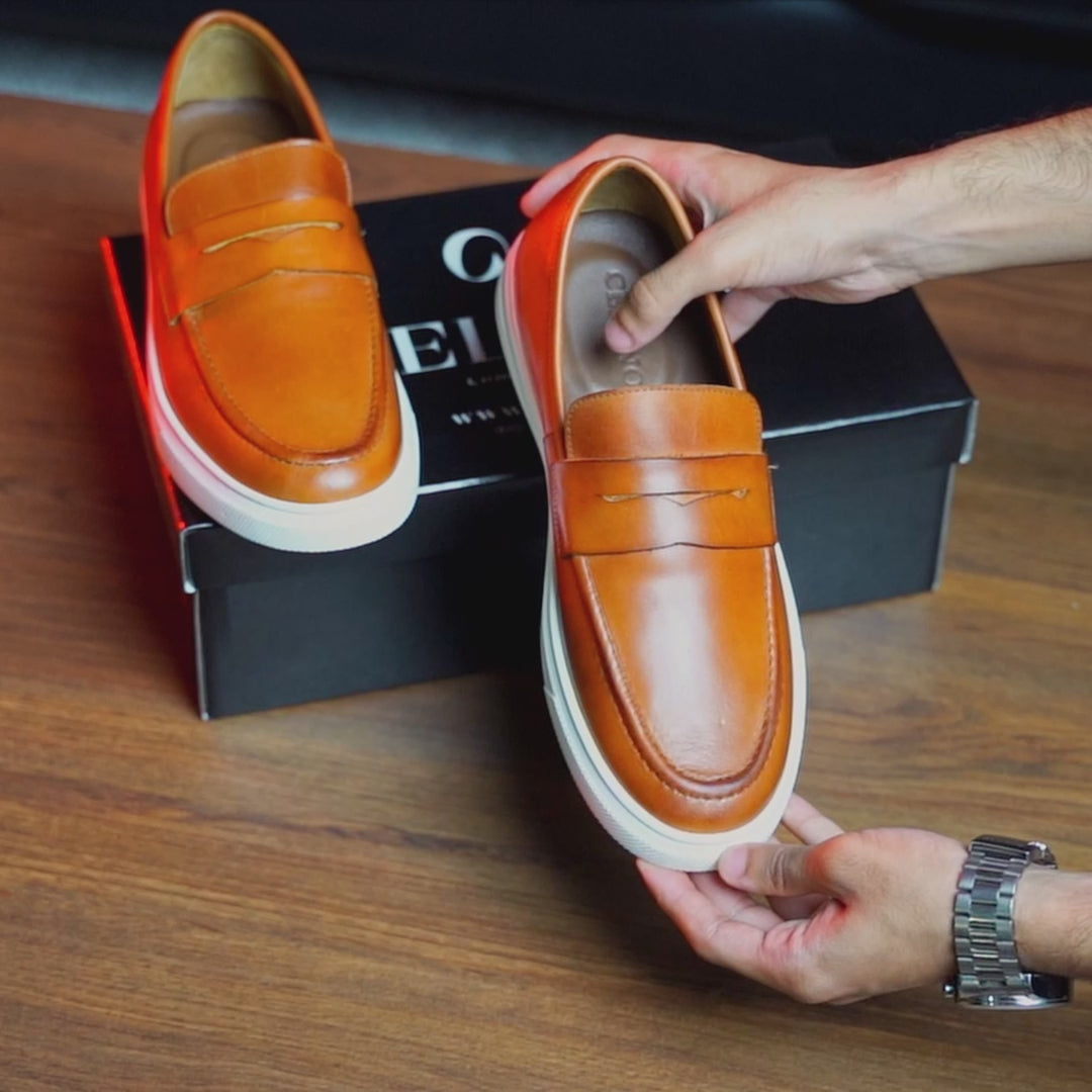 MOCASSIN ADDLER en Cuir, Tabac – CL6044